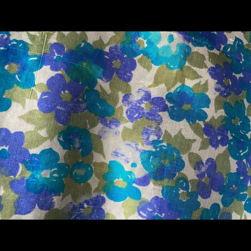 SOLDSOLDSOLD Vintage 50s/60s silk floral dress - Picture 3 of 8